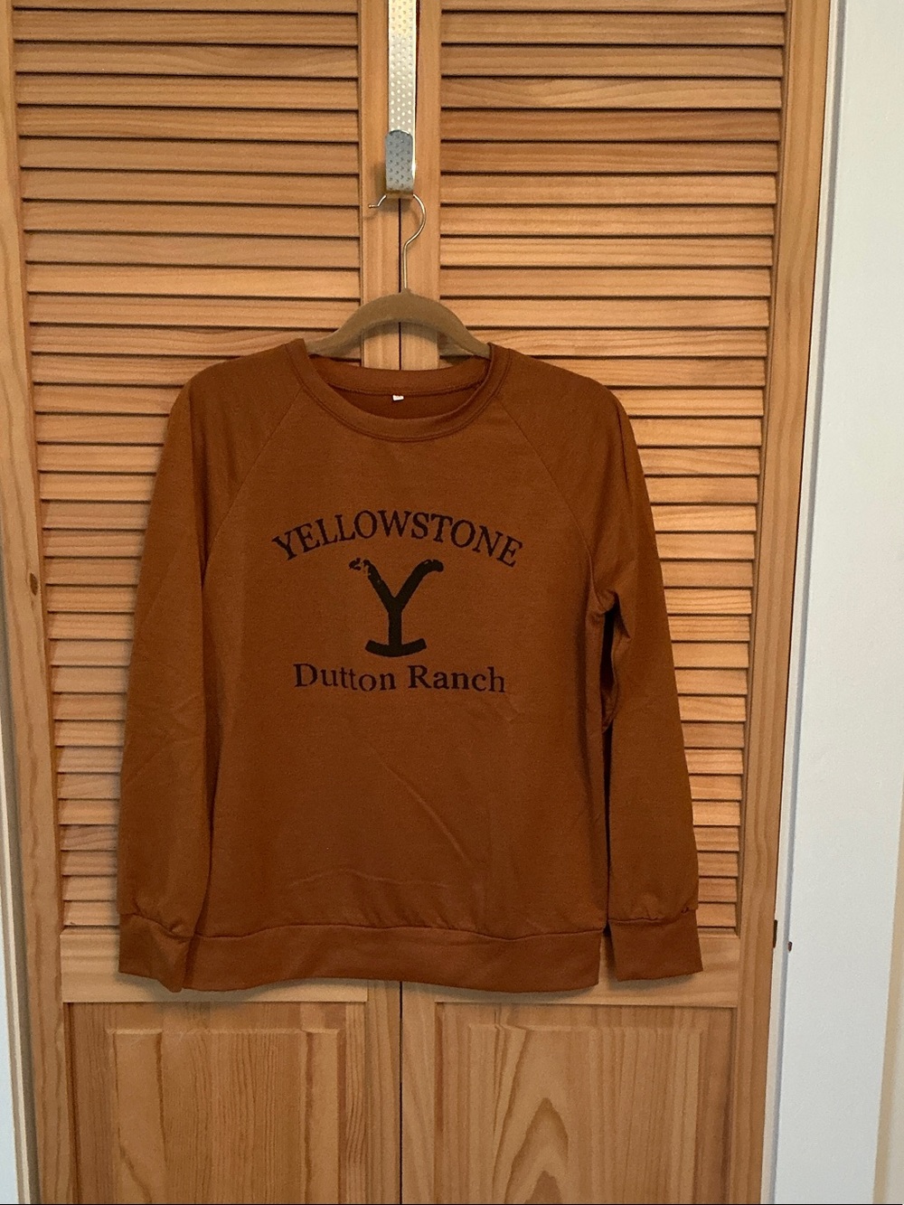 Yellowstone Dutton Ranch Logo Sweatshirt - Rust